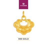HABIB 999/24K Yellow Gold Pendant 9GP01560625