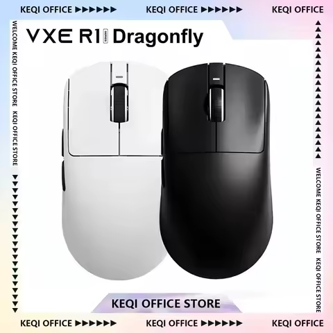 ATK Vxe Dragonfly R1 Se Pro Max Mouse Wireless Bluetooth Gaming Mouse Paw3395 Lightweight Pc Gaming 
