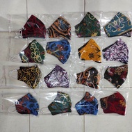 Dayak kalimantan Ethnic motif batik Cloth Mask Adult Size 3ply 3ply earloop Newest MB