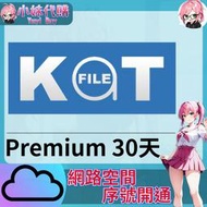 【現貨+開發票】小妹代購 免空 雲端 序號 升級碼 會員 高速下載 katfile premium 30天