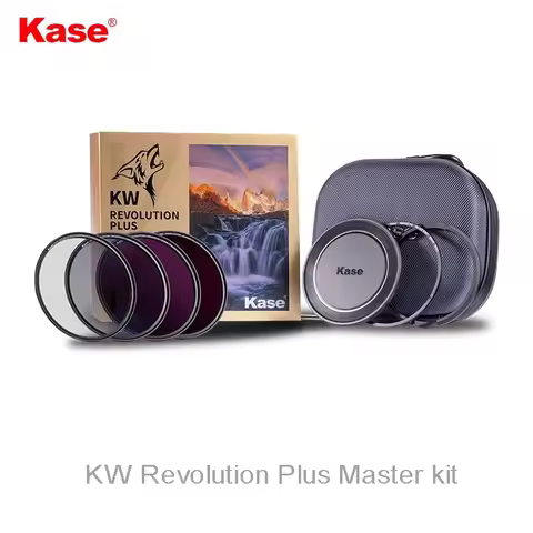 Kase KW Revolution Plus Magnetic Filter Master Kit ( CPL ＆ ND8 ＆ ND64 ＆ ND1000 ＆ Inlaid Ring ＆ Filte