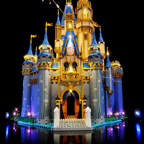 BRIXSPARK LED Lighting Kit for Lego 43222,DIY Light Set For Fairy Tales Princess Castle Building Blo