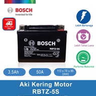 Bosch Aki Kering Motor Honda Beat Karbu Beat Sporty Beat Fi - Maintenance Free - Bosch RBTZ-5S