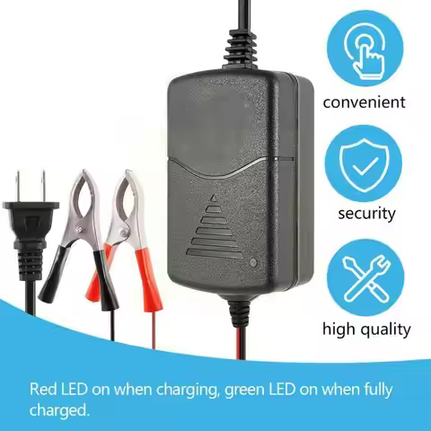 Full Automatic Car Battery Charger 12v/1.5a Auto Car Compact Maintainer Tender Plug Motorcycle Atv C