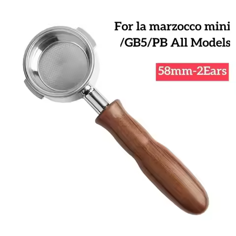 For La Marzocco Mini,GB5,PB,All la marzocco Coffee Maker Stainless Steel Portafilter Bottomless 58mm