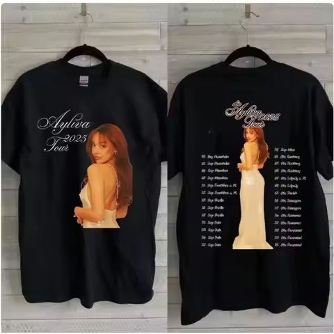 Ayliva Tour 2025 Essential Concert Merch For Fans T Shirt