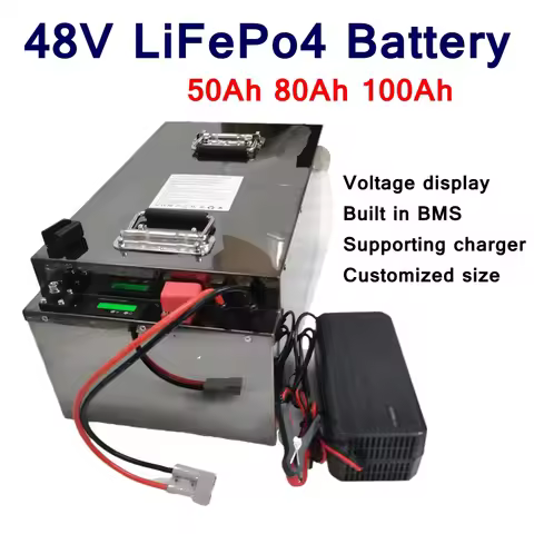 48V 50AH 80Ah 100Ah Lifepo4 lithium battery pack for Ryobi RM480e RM300e ZT480ex 300MV Zero Turn ele