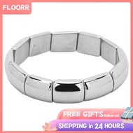 Floorr Terahertz Bracelet Rectangle Beads Stretch Bangle Woman Men Gift ACM