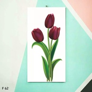 HIASAN DINDING KAYU Home Wall Decoration Wooden Poster Room Decoration Walldecor Wall Display Flower