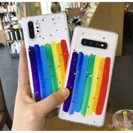 epda79wk Ready Stock Samsung S20 Ultra S10 S9 S8 Plus Note 10Plus 9 8 S10e Phone Case Rainbow Star G
