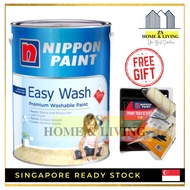 BIG SALES!! (All Colours Available!!) Nippon Paint Easy Wash 1L / 5L Easy Clean off Dirt and Stains