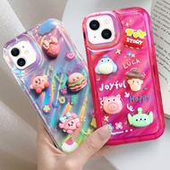 Casing Cute Cartoon Creative Phone Case for iPhone 11 13 7P/8P XS XR-DE
