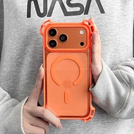 Four Corners Shock-Resistant Drone Magnetic Charging Phone Case Suitable For Apple 17 16 15 14 13 12