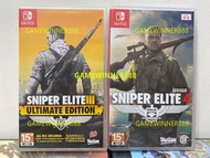 《今日快閃價》（中古二手）Switch NS遊戲 狙擊精英4 + 狙擊精英3 終極版 合集 / 狙擊之神4 + 狙擊之神3 終極版 合集 / Sniper Elite 4 + SNIPER ELITE 3 ULTIMATE EDITION 合集 港版中英文版