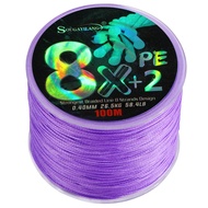 Nhiều màu 100m bện PE X8 dây câu bện với 40kg Max kéo siêu khỏe dây câu cá PE.