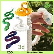 Moving Simulation Snake Statue / 3D Model Action Figure Snake Toy for Year of the Snake