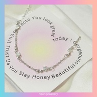 S925 Bracelet Star Bracelet S925 Bracelet For Woman Diamond Silver Bracelet Gelang Tangan Perempuan 