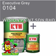 0104 EXECUTIVE GREY ( 5 LITER ) 5L KTH Epoxy floor paint / expoxy floor paint / ROOFING &amp; FLOORING cat epoxy lantai / pa