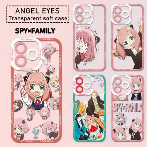 SPY X FAMILY Anime Kawaii Anya Phone Case For iPhone 15 14 13 12 11 Mini Pro Max X XR XSMax 6S 6 7 8