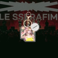 Idol Merchandise LE SSERAFIM Girl Group Acrylic Keychain Bag Pendant Pendant Person Gift 4.30 PDDP