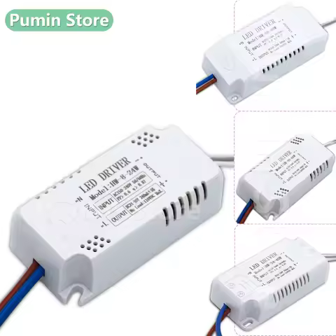 LED Driver 220v 240v 240mA 8-24w/24-40w/40-60w/60-80w LED Driver Adapter Power Unit Supply Monochrom