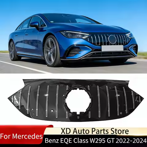 GT Style Front Bumper Grille Grills for Mercedes-Benz EQE Class W295 V295 EQE350 EQE500 EQE53 2022-2