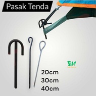 TENDA Pamuka Tent Peg Camping Tent UK (20CM 30CM 40CM) Iron Tent Peg