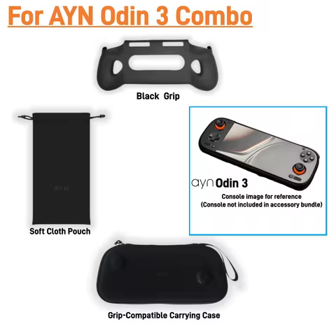 For AYN Odin 3 TPU Grip Original Odin3 Game Console BAG Grip Case Original Odin 3 Grip Stand Holder 