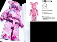 CSJC ： 2017年  蜷川實花 BE@RBRICK 1000%  櫻花   庫柏力克熊 MEDICOM TOY