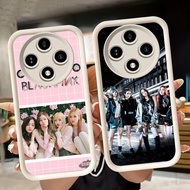 Soft Casing for Xiaomi Redmi 14C poco C61 C75 A3 A3X X3 NFC X7 Pro 5G White Q70 Blackpink