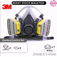 3M 6200 + 3M 6003 HALF FACEPIECE REUSABLE RESPIRATOR + CARTRIDGE ORGANIC VAPOR/ACID GAS