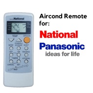 National Panasonic Aircond Remote Control A75C713  A75C2160 A75C2043  A75C2046 2047