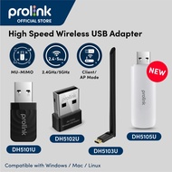 Prolink USB WiFi Adapter Dongle | Desktop PC 5G/2.4G Windows Mac AC650/AC1300/AX1800