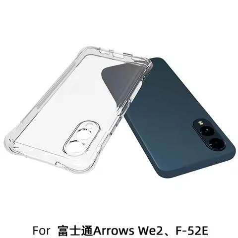 For Fujitsu Arrows We2 F-52E Case Air Cushion Shockproof Airbag Clear Silicone TPU Cover Phone Case 