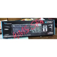 Alcatroz XCraft XC-3000 Keyboard Mouse backlight