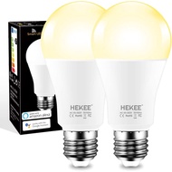 Smart LED Light Bulb, 90W Equivalent HEKEE WiFi Work with Alexa, Echo, Google Home Assistant 12W Dim