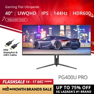PRISM+ PG400U PRO 40 IPS 144Hz 1ms UWQHD 120% sRGB Adaptive-Sync Pro Gaming Monitor [3440 x 1440]