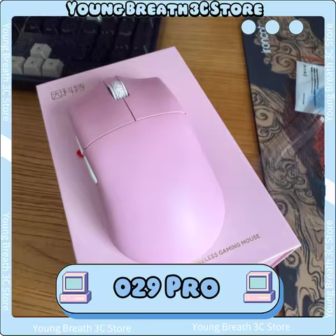 Incott 029 Pro G23V2 Three Mode Mouse Wireless RGB Lightweight Gaming Mouse PAW3395/PAW3950ES-KING 8