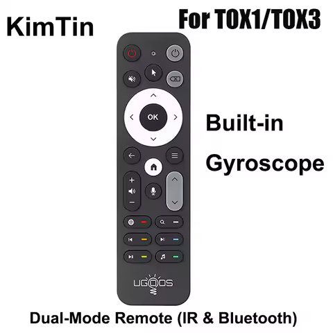 Remote Control For TOX3 Amlogic S905X4 Smart TV BOX, TOX1 Android 11 Set Top Box BT Wireless IR Cont