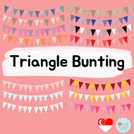 PartyMonkey Triangle Flag Bunting Party Celebration Supplier Happy Birthday Event Pennant Custom Pri