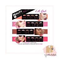 L.A. Girl LA Girl Beauty Brick Blush Collection - GBL571 Glow GBL572 Pinky GBL573 Spice GBL574 Glam