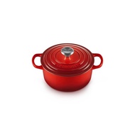 หม้อเหล็กหล่อทรงกลม สีแดง ขนาด 18cm SIGNATURE ROUND CASSEROLE 18CM CERISE