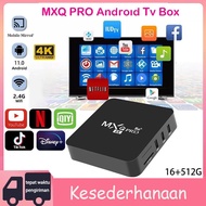 Android tv box MXQ pro 4K -5G RAM 8GB ROM 128GB smart tv Box Cable Adapter
