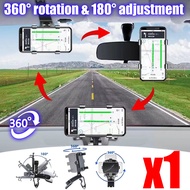 1 second automatic locking hand car phone holder Universal 900° rotation adjustment phone holder car