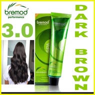 ⍉ ≛ ♚ Bremod Performance SPA Hair Color ( 3.0 dark brown  ) 100 ml