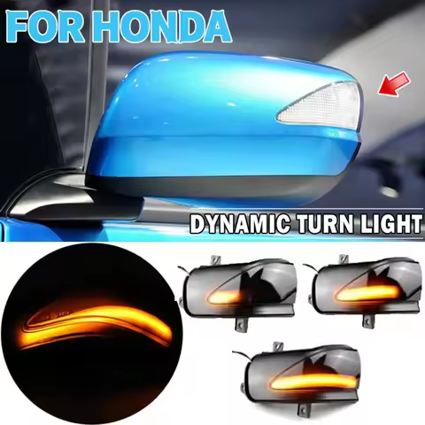 For Honda Fit Hatchback Hybrid/Si/RS/EV (GE Series, 2th Generation) 2009-2013 Rearview Mirror Dynami