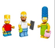 Lego 71005 The Simpsons Minifigure Minifigures 人仔三隻，只抽起部分配件 全新未砌
