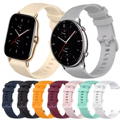 Silicone Wristband Strap For Xiaomi Amazfit GTS 2 / GTR 2 Band Watchband for Amazfit Stratos 3 / GTR