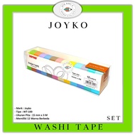 JOYKO Pita Perekat Washi Tape WT-100 [ SET ]