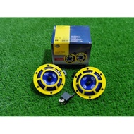 BM HORN HELLA SHARP TORN HORN YELLOW